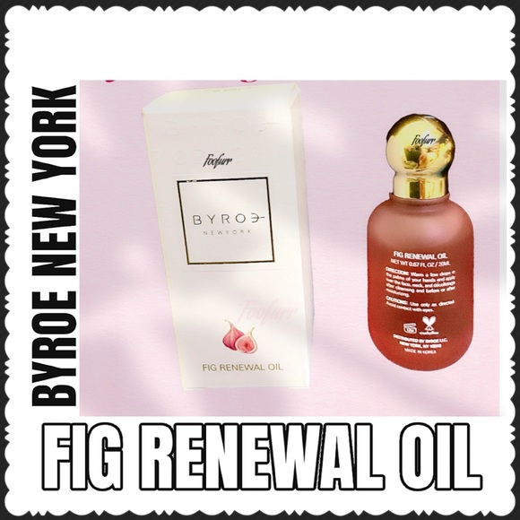 BYROE NEW YORK FIG RENEWAL OIL BNIB - Picture 2 of 9